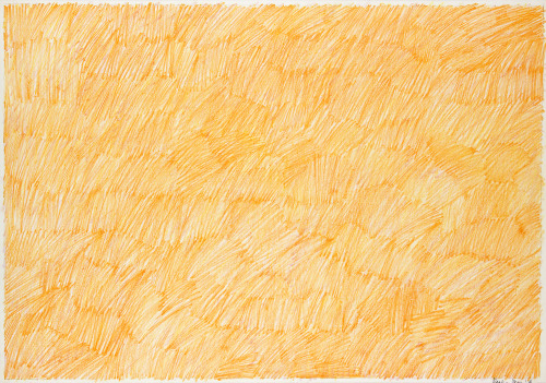 thunderstruck9: Claudio Verna (Italian, b. 1937), Untitled, 1976. Pastel on paper, 70 x 100 cm.