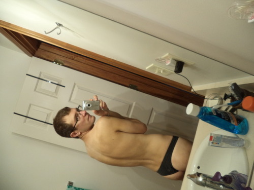 bikinithonglover:  My first thong: The Joe Boxer thong. Not the best, looks like a brief from the front, the back has way too much coverage and the strap is too wide. Its like the designers were trying to find something in between a brief and a thong,