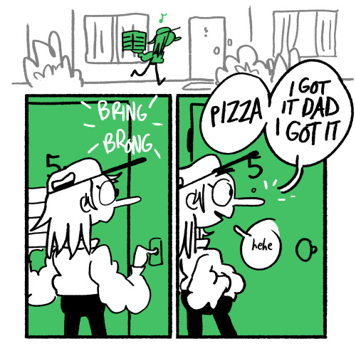 connordraws:i deliver pizzas &amp; sometimes funny things happen