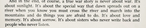 Tim O'brien's, "the Things They Carried"