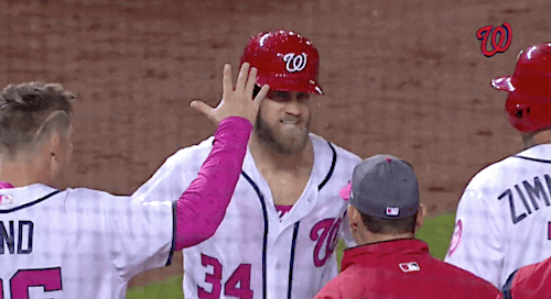 gfbaseball:Bryce Harper hits a walk-off, two-run home run - May 13, 2017