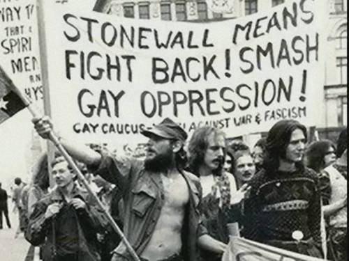 Vintage Gay Rights Protest.