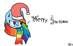 just-ask-rainbow-dash:  Merry Smissmas everyone.