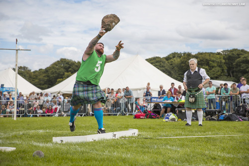 Weight for distance event at the North Berwick Highland Games