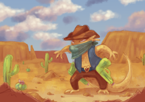 making of cowboy land step-by-step guide send post