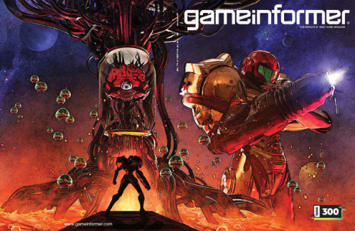 conceptartworld:Check out Game Informer’s 300th issue Metroid cover art created by concept artist Gr