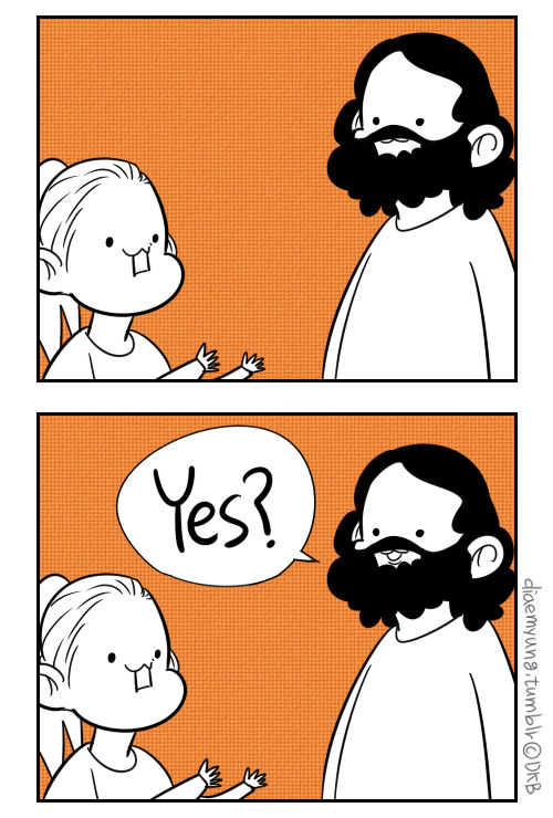 diaemyung:  How I feel every time I say ‘Oh my god’ and ‘Jesus Christ’.