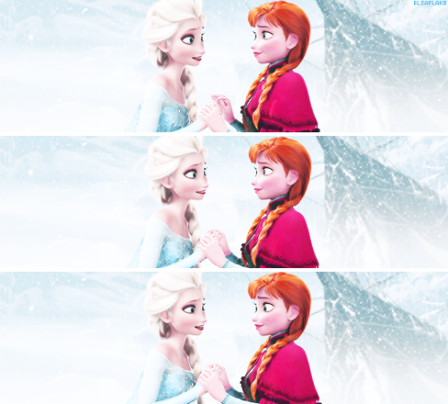 elsaflake:Disney Ladies Month: Day 13 - Princess Anna and Queen Elsa