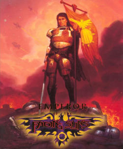 theswampzombie:  I was sad there was no good image of the box art for Emperor of the Fading Suns, so using some images I’ve found of it, and the cover of the d20 edition’s core book (which is fairly similar), I tried to make a nice composite image.