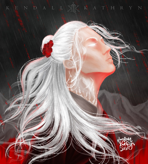 dragonsparkles12: “The white-haired Seer tilted his head to the sky, exposing long, jagged scars run