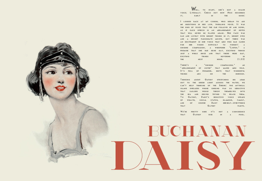 okayodysseus:  the women of the great gatsby, featuring makeup advertisements of