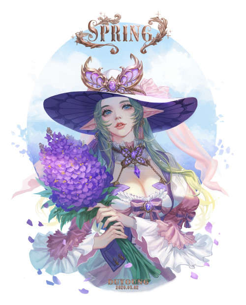 Spirits of Spring Du Young https://www.artstation.com/artwork/RYAAbe