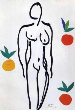 lonequixote:  Nude with Oranges ~ Henri Matisse