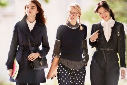 koreanmodel:  Kim Sung Hee for Uniqlo x Ines de la Fressange Spring 2016 campaign