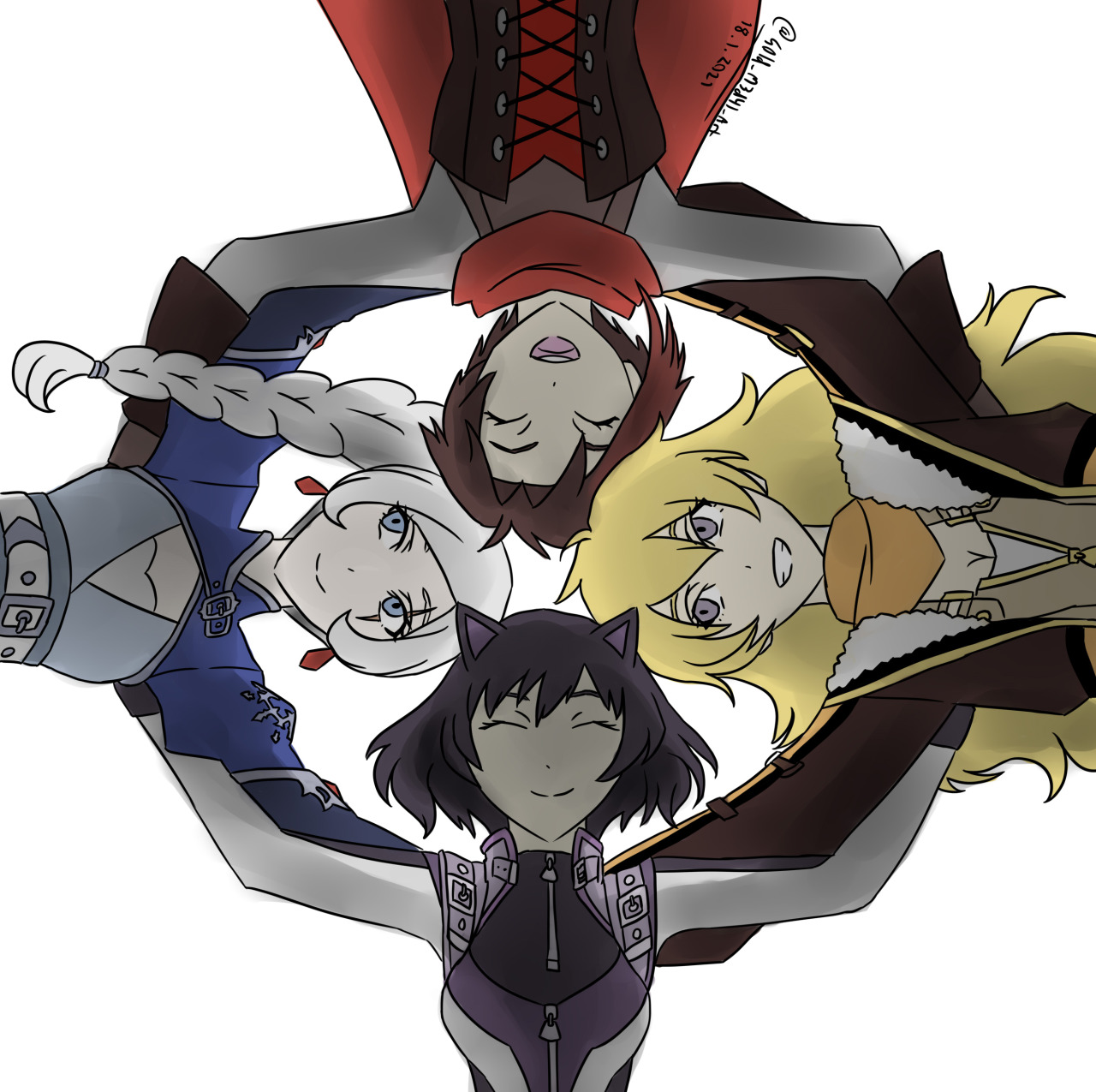 JANURWBY Day 18 - Found Family: Team RWBY