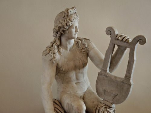 classical-beauty-of-the-past:Apollo Citaredo &amp; Ares Ludovisi,  Palazzo Altemps, Rome&