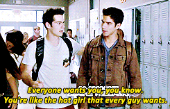 klausdiemaus:  zoewashburne:     #I love how Isaac rolls up like #I heard none of this conversation #I have no idea what you’re talking about #but I am still 100% confident that Scott is indeed the hot girl (via polytropic-liar)  