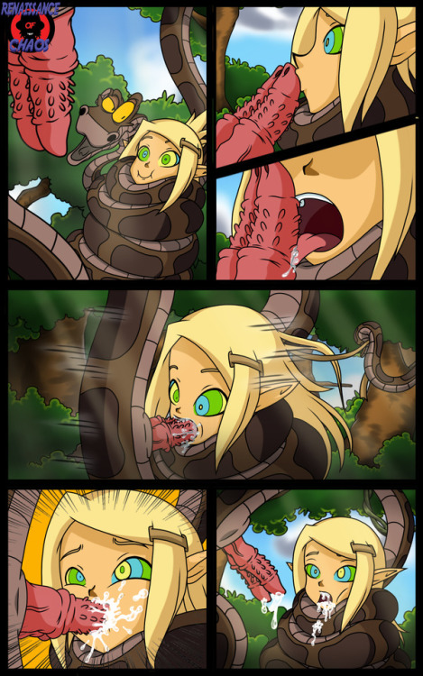 missbunnybun:  hypno-roxa:  renaissanceofchaos:   A Kaa X Evangelyne (from Wakfu) comic, commissioned by, once again, LetterABCD from deviantart.Took longer then it needed, due to the 2 months of salary delay that happen to me recently, because of that