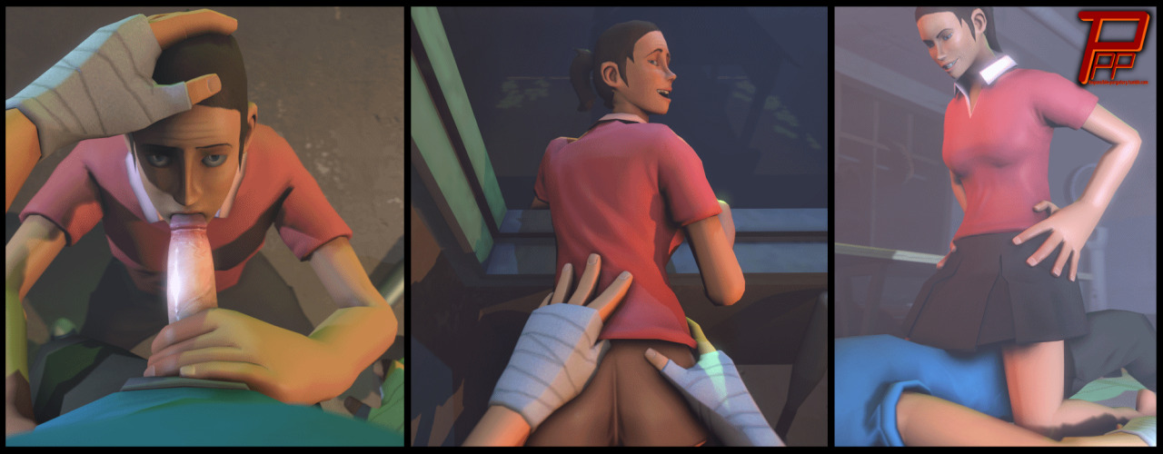 FemScout Trilogy I. Blowjob (From that angle her Face looks less enjoying that I