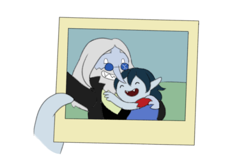 bunnikkila-draws:He found the Baby Pictures!Ko-Fi // Commissions