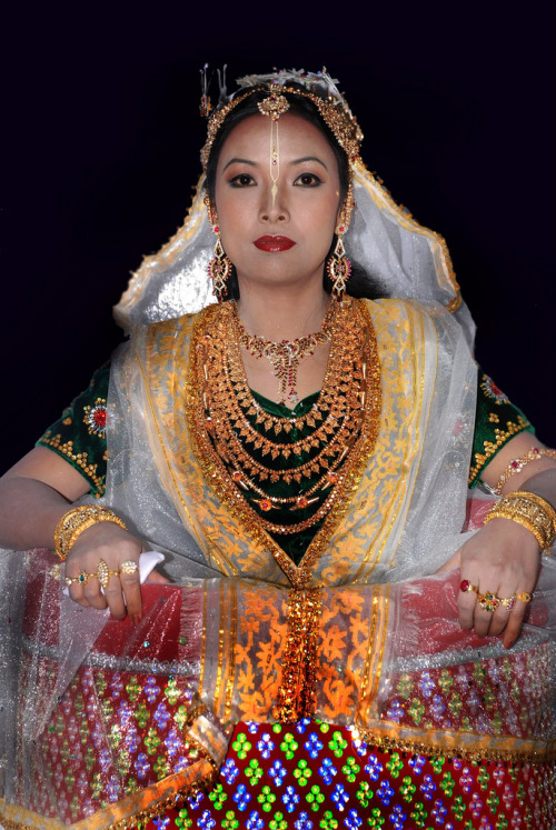 angel-cine: A Manipuri bride on her wedding day