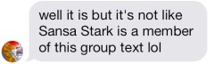 Text from my brother in our sibling group