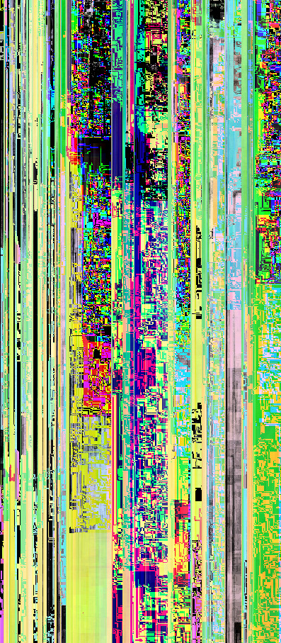 letsglitchit:  Hex edited PNG, forcing MSpaint to view an 8bit png as 16bit and at