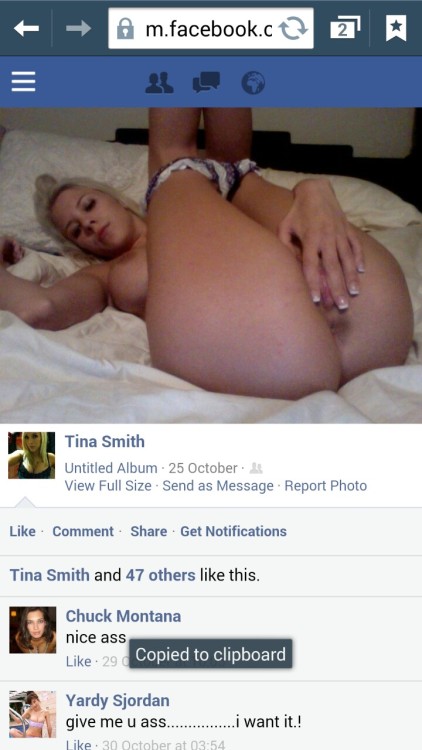 jodiwhite69:  open-mindedguy:stolenpicsonly:Self exposing facebook slut Tina Smith  WOW! I never knew one could post such pics on Facebook! Who knows more about Tina?  Yummy