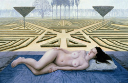 bellsofsaintclements: “Nude in a landscape”