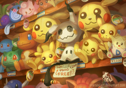 shadowgirl-noa:  star-soul-artist:  Someone take pika…no no no…Mimikyu home please! https://www.facebook.com/StarSoulArt/  STOP MAKING ME SAD AAAAH MIMIKYU BABY I WANT YOU  *grabs mimikyu and pays them 500yen for cuddles*