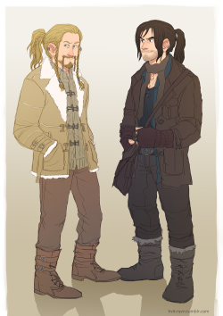 hvit-ravn:  modern!fili&kili 