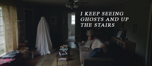 a ghost story (2017) + ghosts! by sophie cates