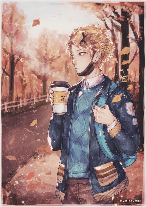 myetie: RFA in Autumn It’s getting colder – I hope everyone stays warm ♥ I’ve always wanted to draw 