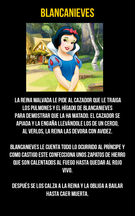 finofilipino:  Así eran las historias antes de que pasaran por los rodillos de arcoiris de Disney.  Vía