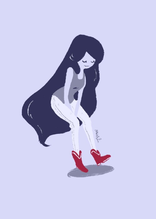 missjart:  Matching Marceline and Bubblegum Prints. 