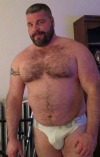 hairy-muc-bear:2021.01.13White Briefs Wednesday&rsquo;s BILFS Absolute Bull Edition