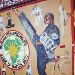 Sticker sighting out in #bk #grandmaster #martial arts #ocdnyc