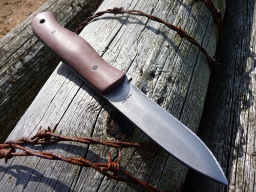 Pimped Condor Bushlore . This had been a rather used &amp; abused Scandi knife ,see here.https://ru-