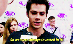 archieandrewx:  Dylan talking about The Maze Runner. 