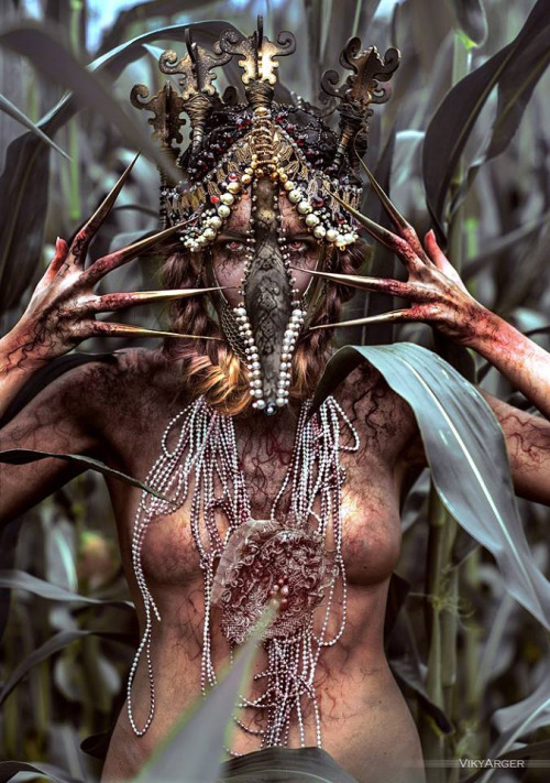 darkkaart:  harvest time (headpiece)by AgnieszkaOsipa