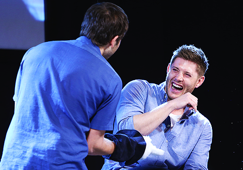 cocklesistoblame:  inacatastrophicmind: [x]  Jensen, your face 