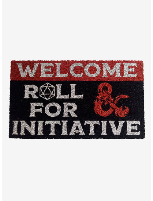 D&D welcome mat found at Hot Topic.