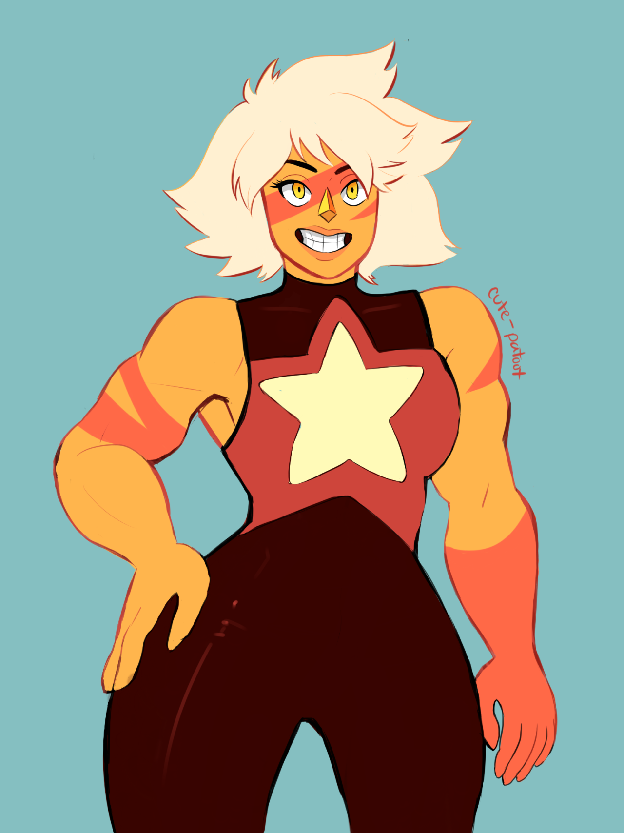 cute-patoot:  Crystal Gem Jasper bc a girl can dream  couldn’t decide which one