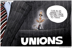 obama has given the unions a 600 million