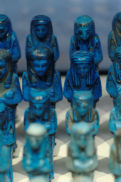 latestandgreatestpictures:  Blue ushabtis