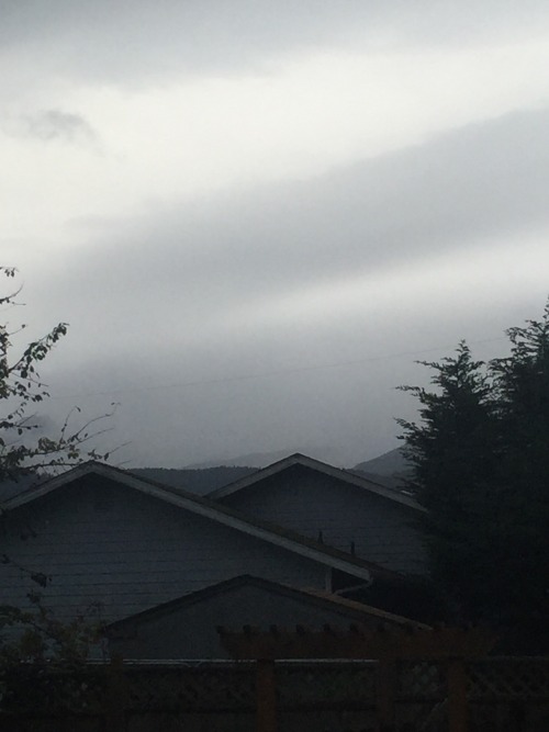 It is dumping snow up at the ridge!