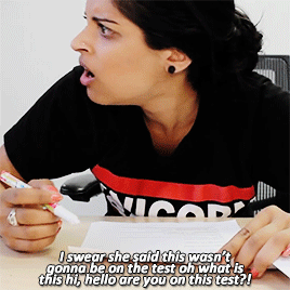 yes-plain:  me taking a test