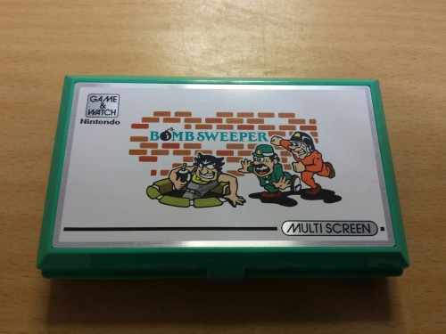 Nintendo Game & Watch Model BD-62 Bombsweeper Handheld Game, 1987