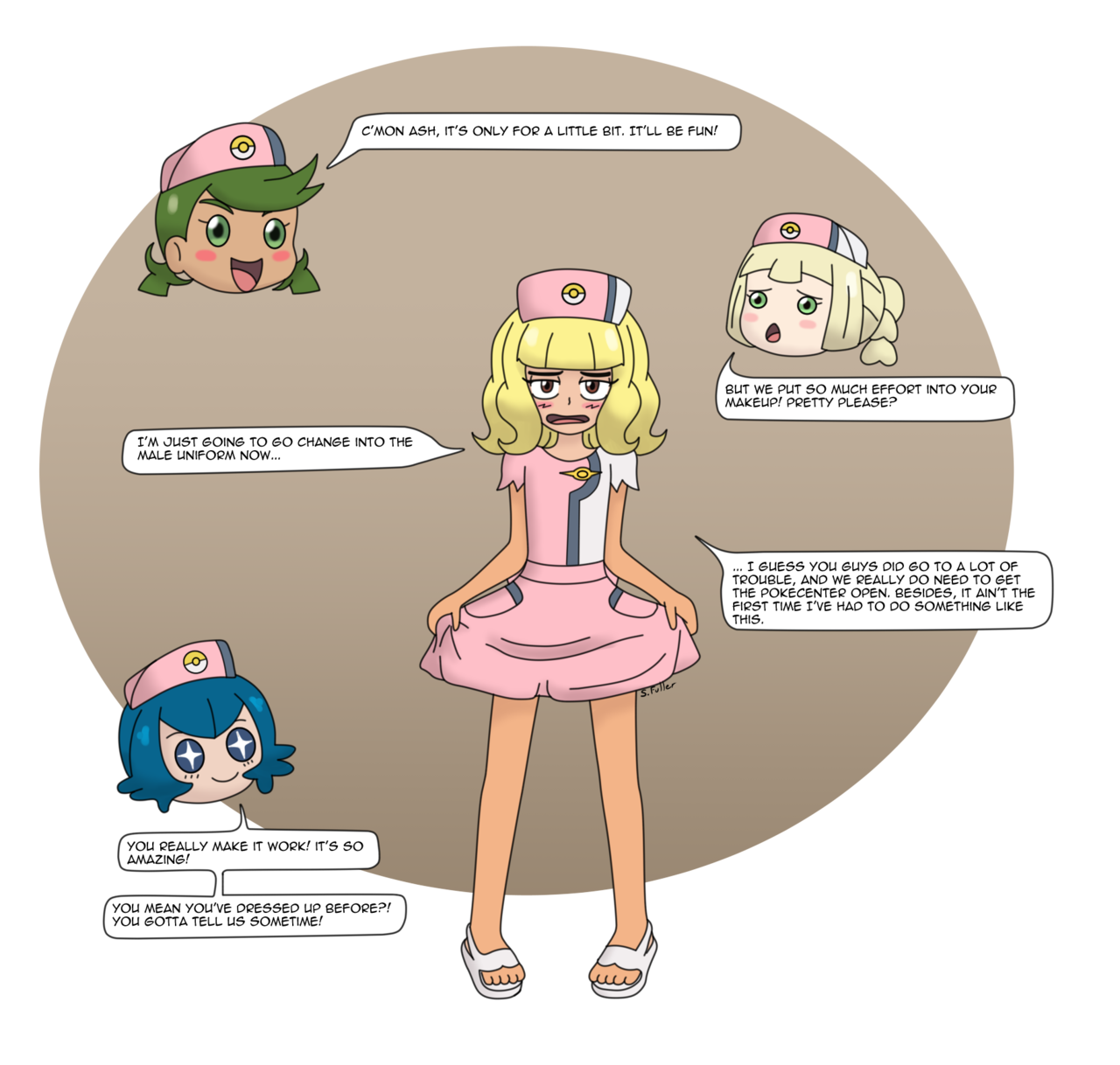 Ash ketchum crossdress