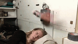 Wtbw:  (Via This Woman Made An Alarm Clock That Slaps Her In The Face / Boing Boing)